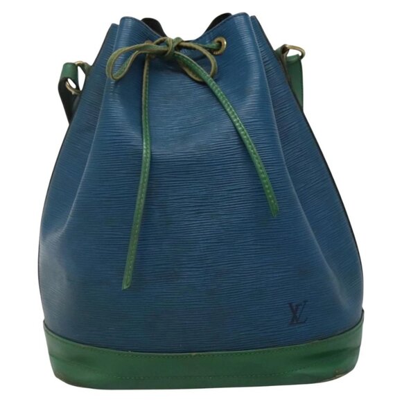 LOUIS VUITTON Epi Noe Shoulder Bag Bicolor Green Blue M44044 LV Auth 112153 - Picture 2 of 15